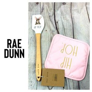 Rae Dunn HIP HOP Spatula & Pot Holder Set